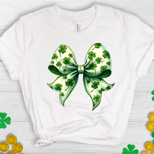 St. Patrick's Day Bow (6) DTF Direct To Film