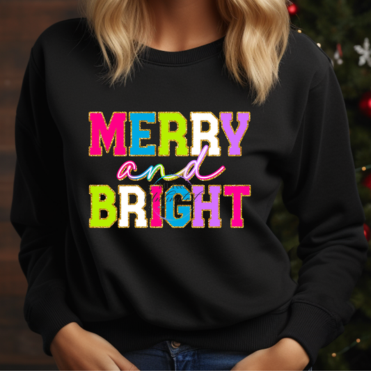 Merry And Bright (Bright Colors) DTF Direct To Film