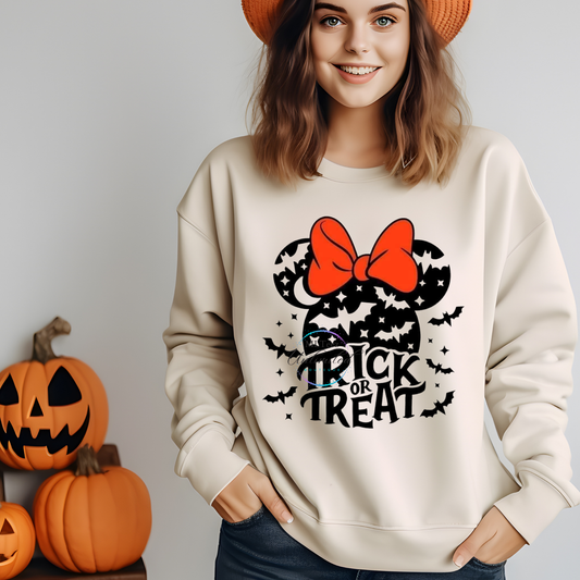 Trick or Treat (Mouse Ears) DTF Direct To Film