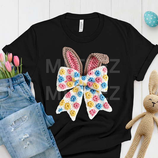 Bunny Ears Bow (81) DTF Direct To Film