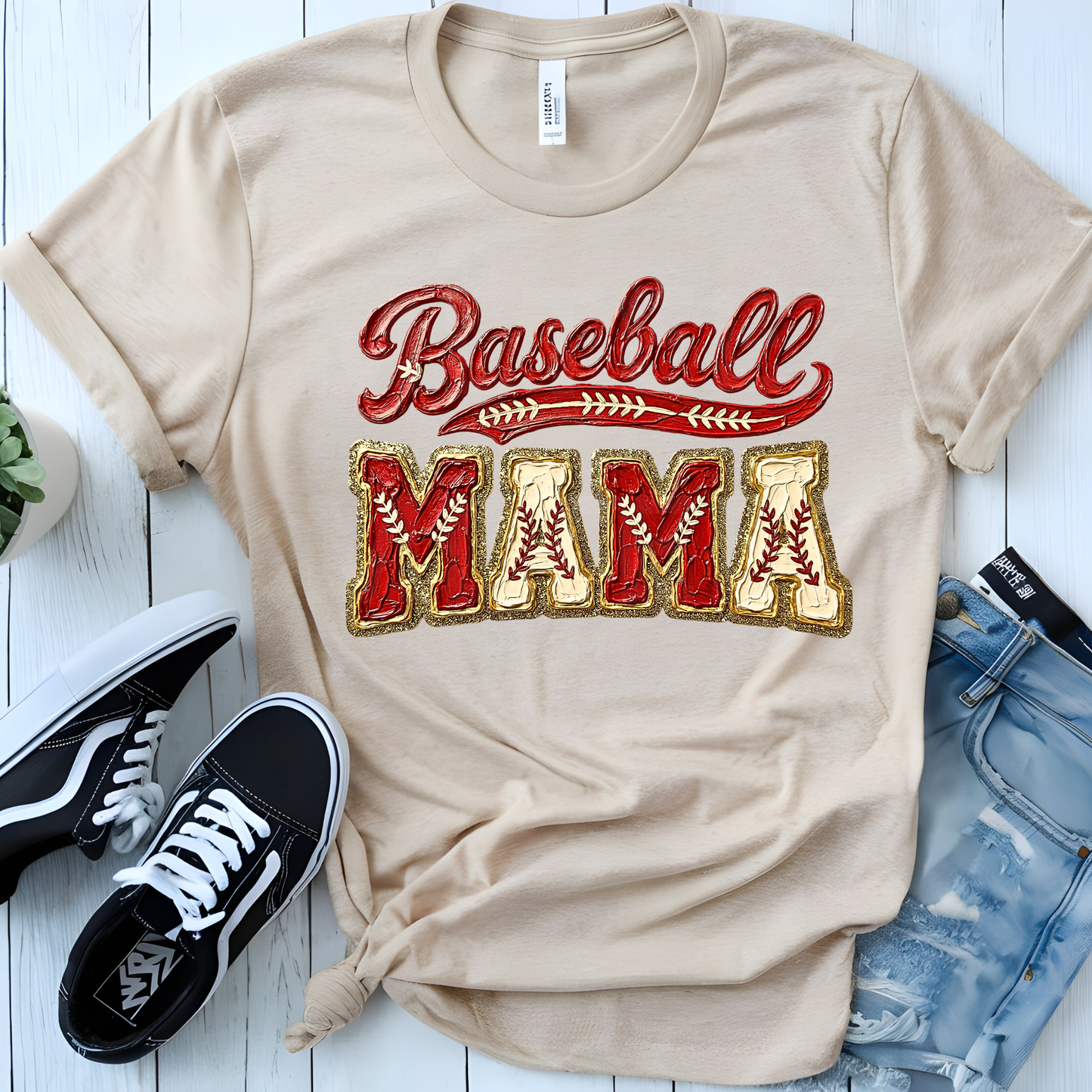 Baseball Mama (39) DTF Direct To Film