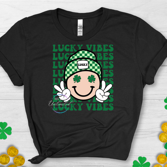 Lucky Vibes St. Patrick's Day DTF Direct To Film
