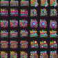 ROCK BAND TRUCKER HAT PREMADE GANGSHEET  - 22X24  DTF TRANSFERS - DIRECT TO FILM