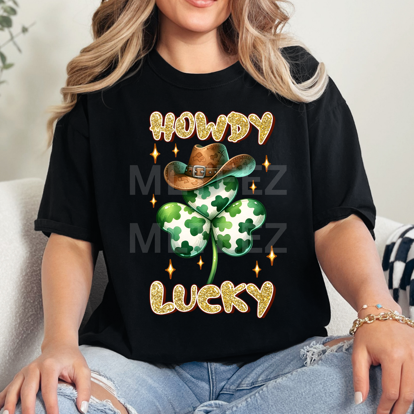 Howdy Lucky (1) DTF Direct To Film