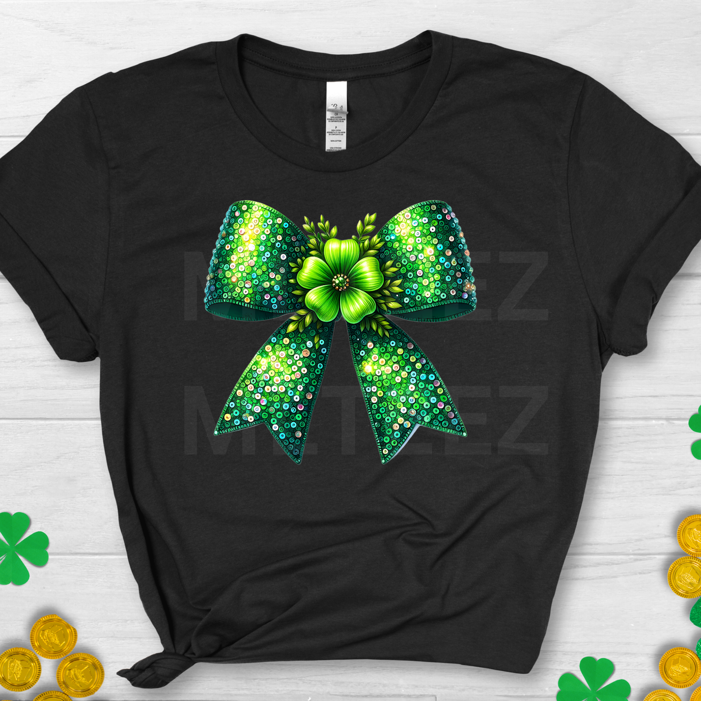 St. Patrick's Day Bow (7) DTF Direct To Film
