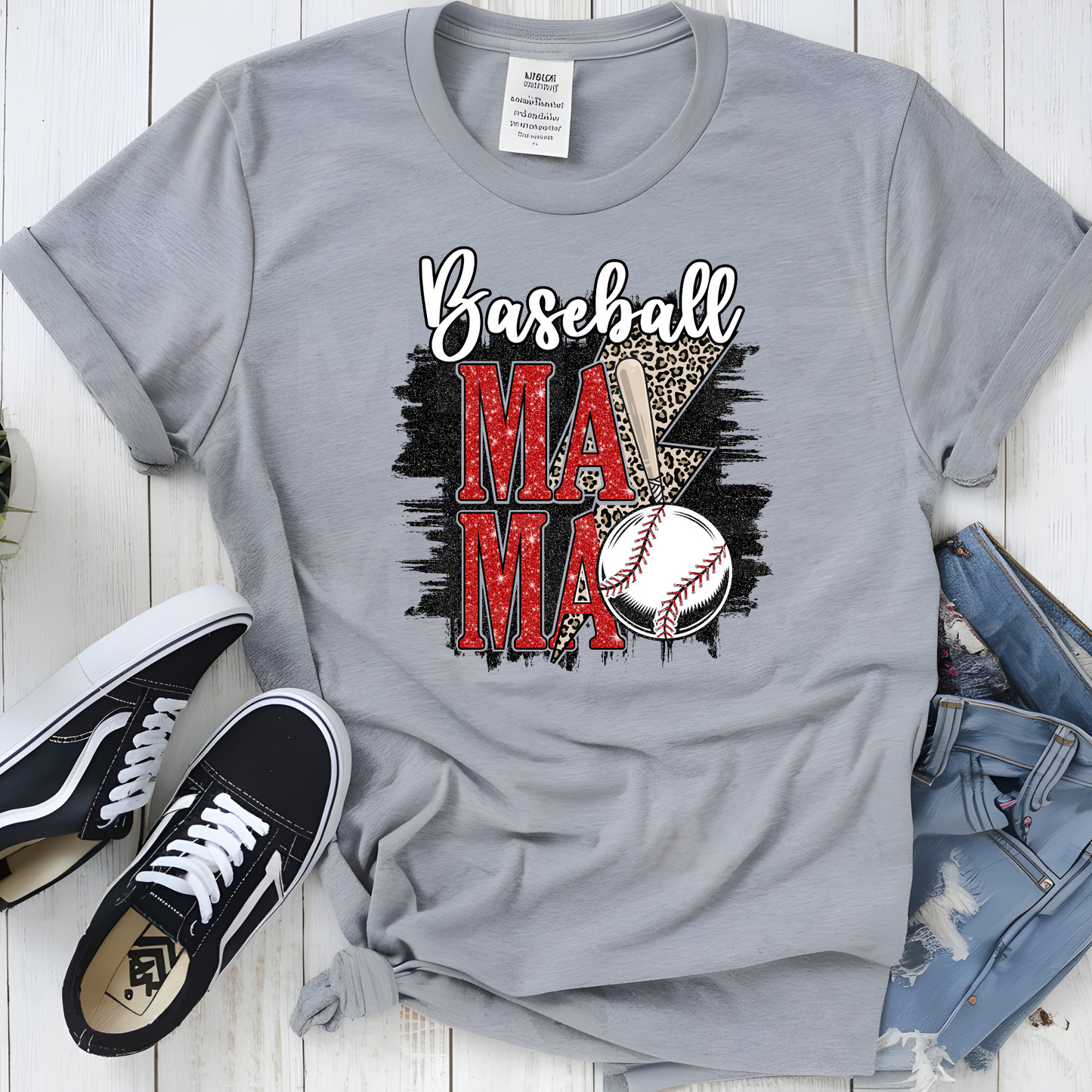 Baseball Mama (11) DTF Direct To Film