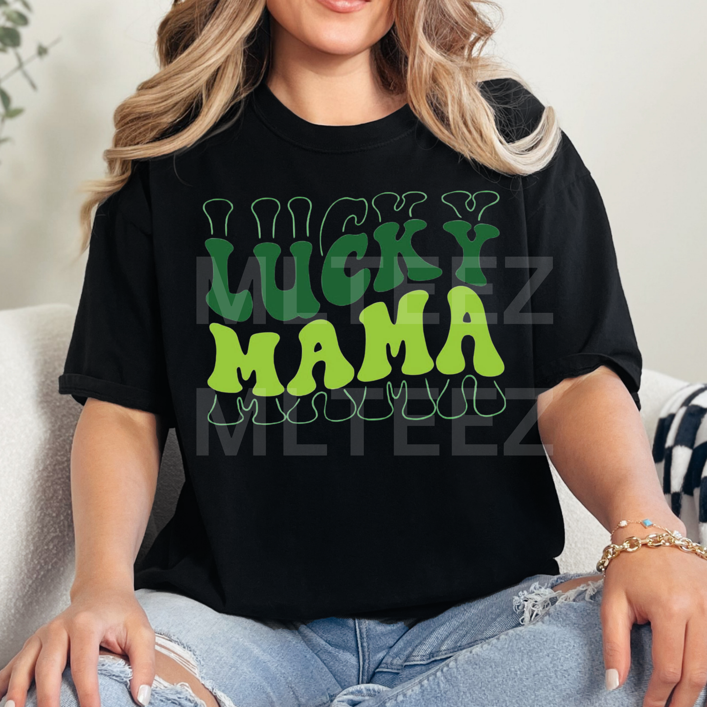 Lucky Mama (St. Patty's Day) (1) DTF Direct To Film