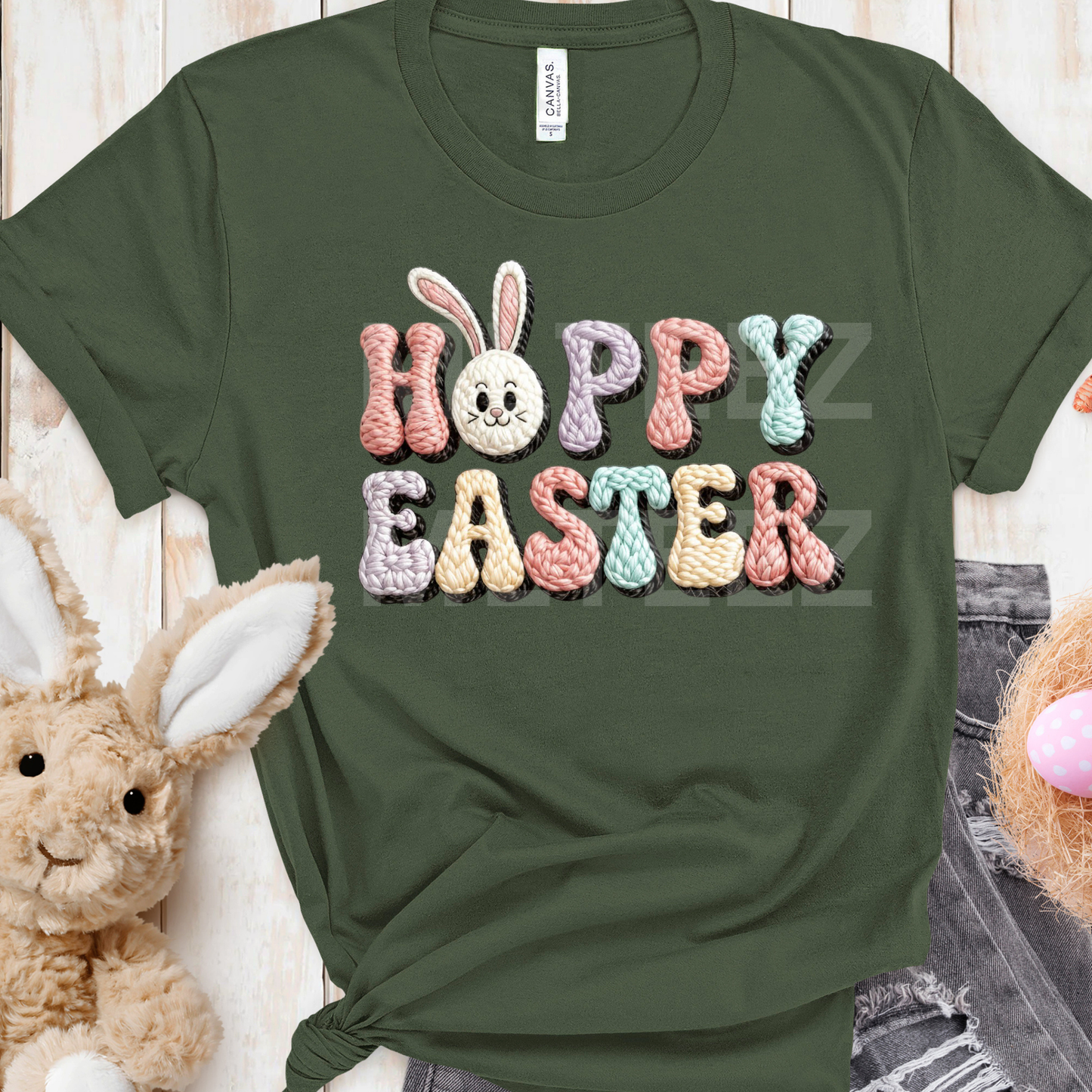 Hoppy Easter (1) DTF Direct To Film