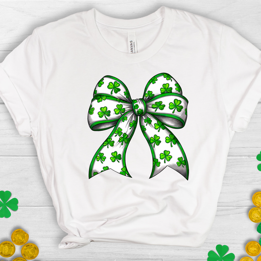 St. Patrick's Day Bow (8) DTF Direct To Film