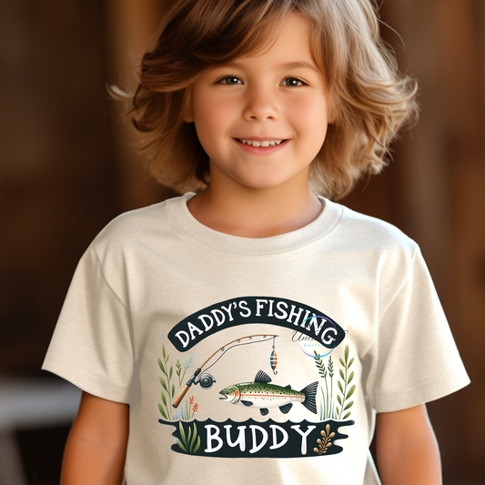 Daddy's Fishing Buddy DTF Direct To Film