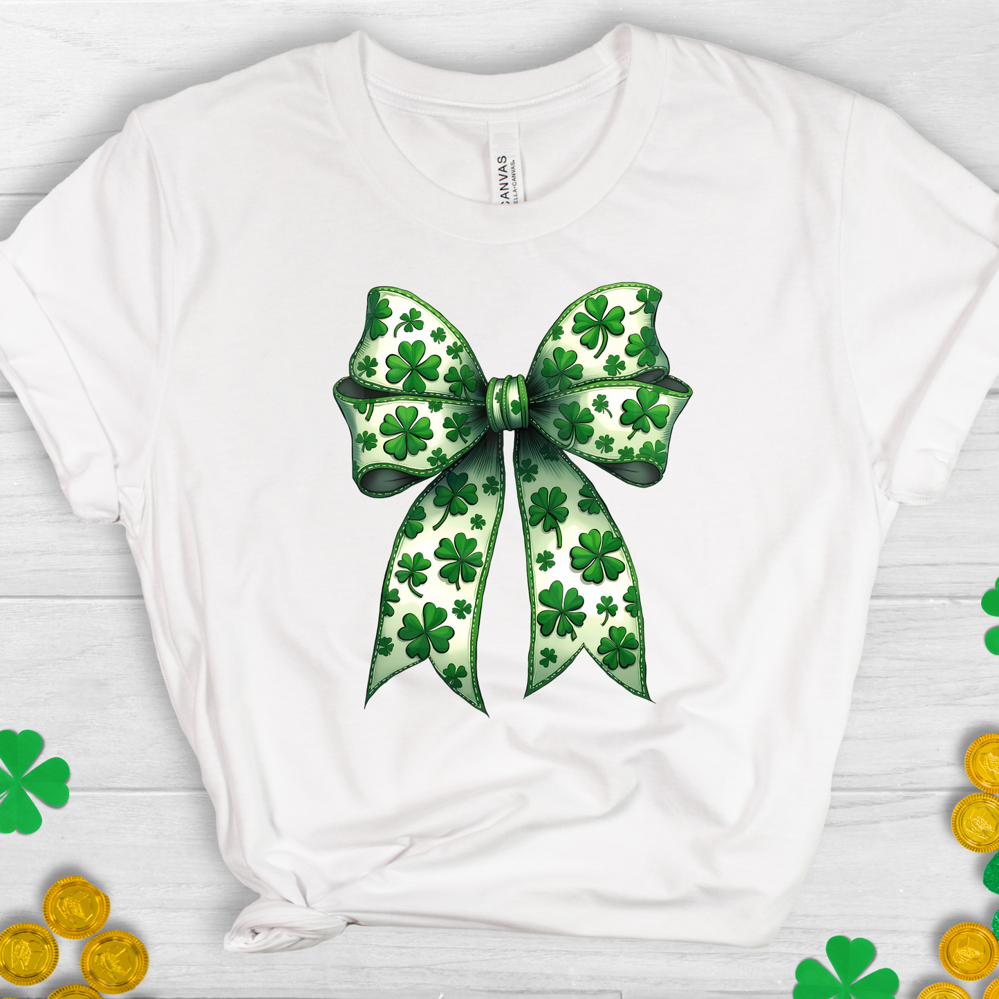 St. Patrick's Day Bow (9) DTF Direct To Film