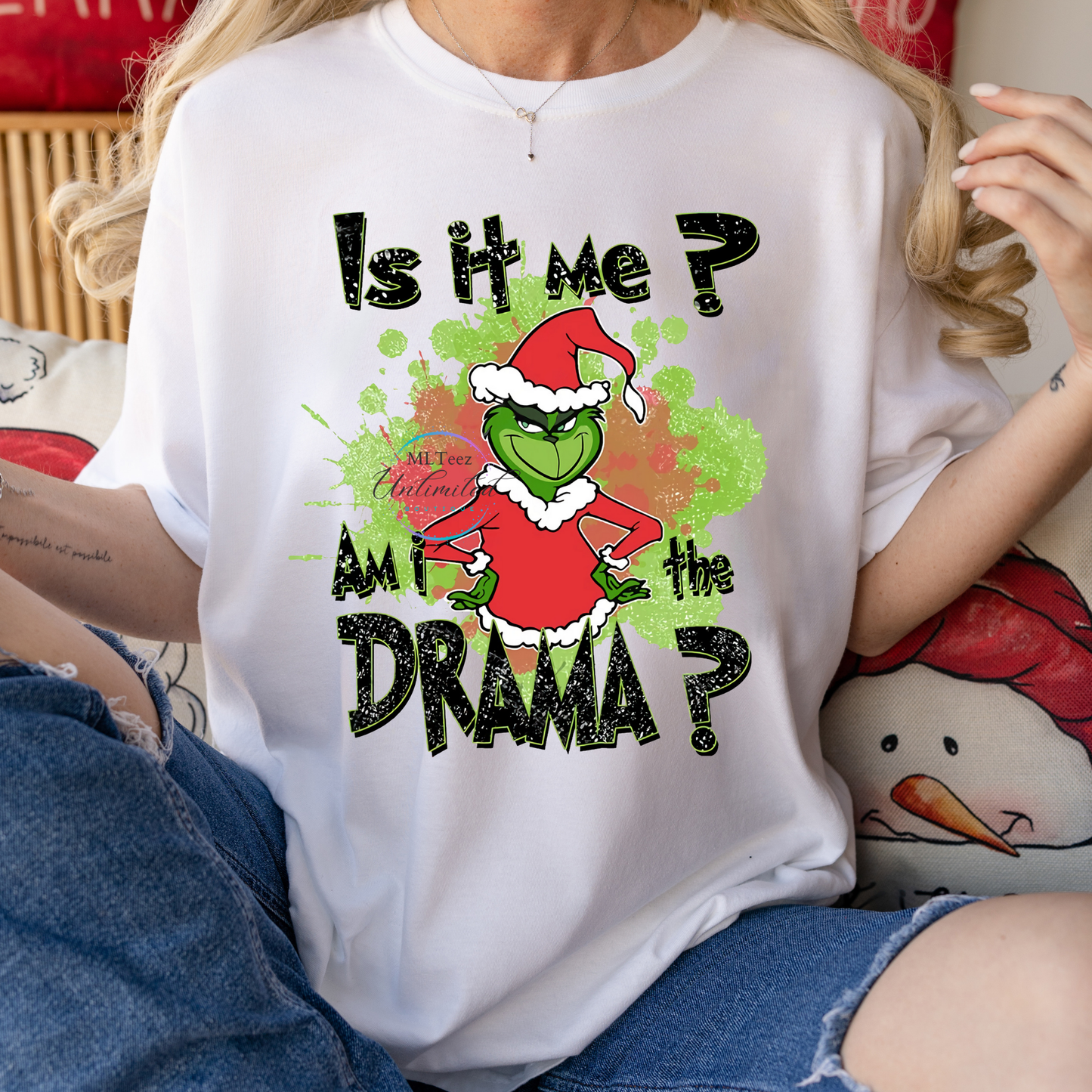 Is It Me? Am I The Drama? DTF Direct To Film