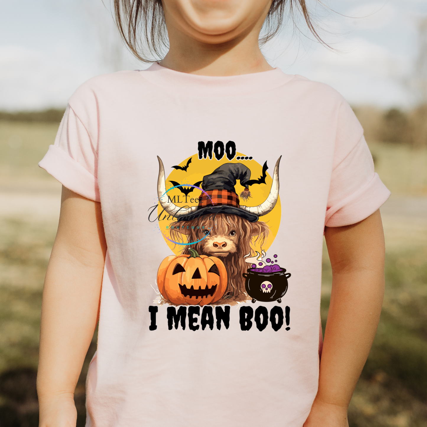 Moo.... I Mean Boo! DTF Direct To Film