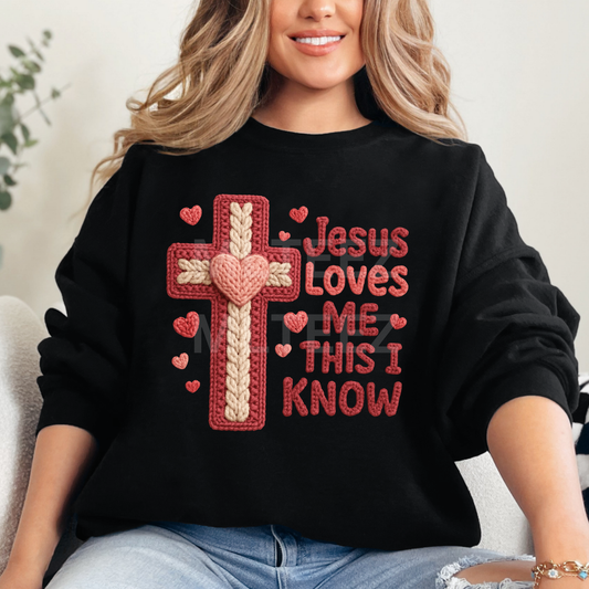 Jesus Loves Me This I Know (1) DTF Direct to Film