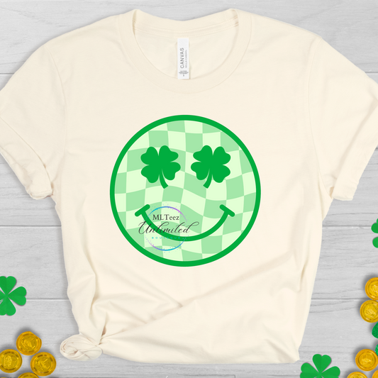 Smiley Face (St. Patrick's Day) (2) DTF Direct To Film