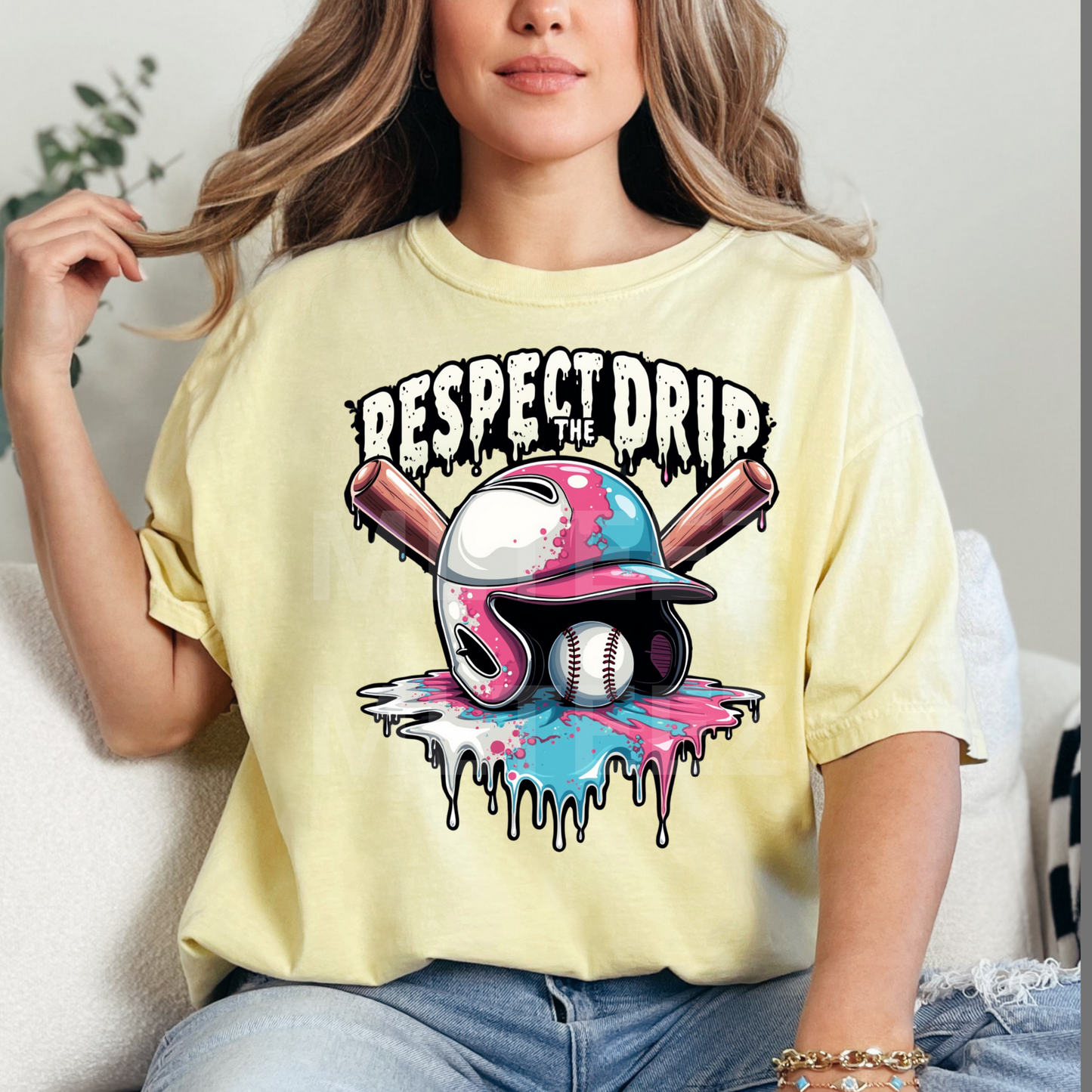 Respect The Drip (Baseball) (1) DTF Direct To Film