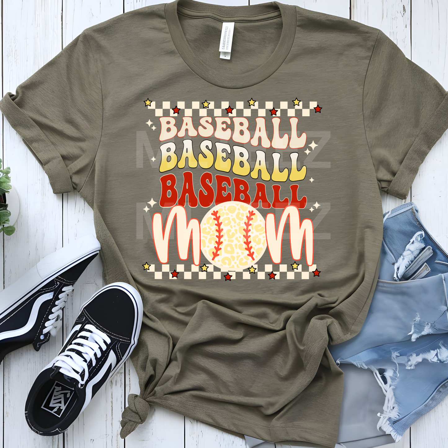 Baseball Mom (36) DTF Direct To Film