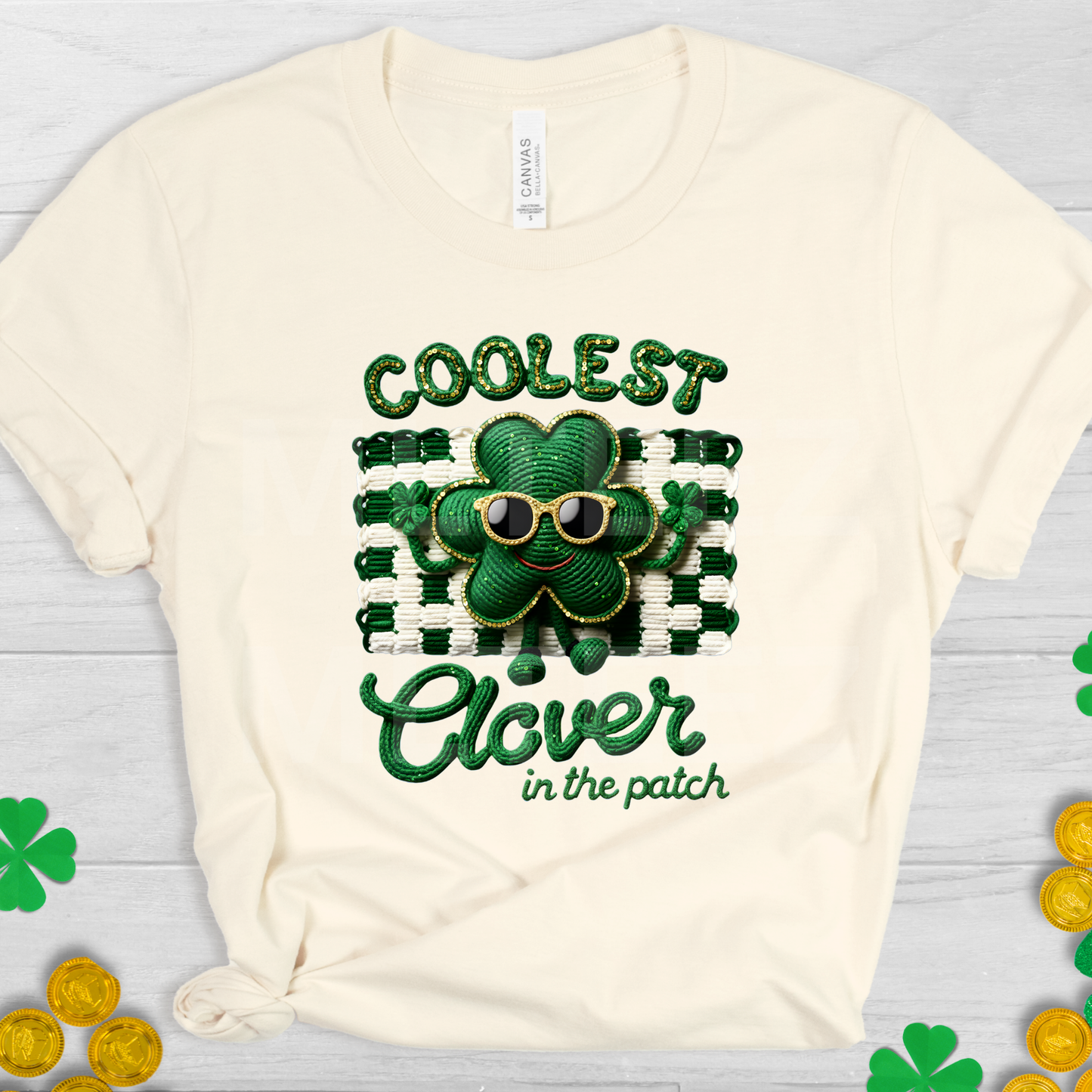 Coolest Clover In The Patch (1) DTF Direct To Film