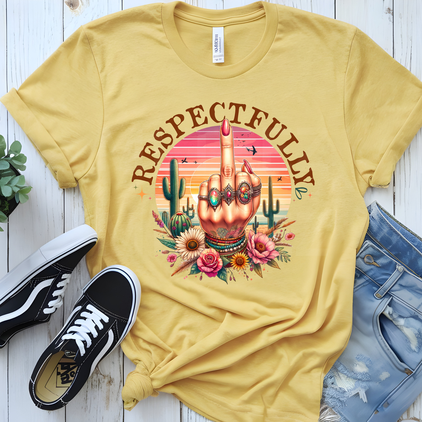 Respectfully (1) DTF Direct To Film