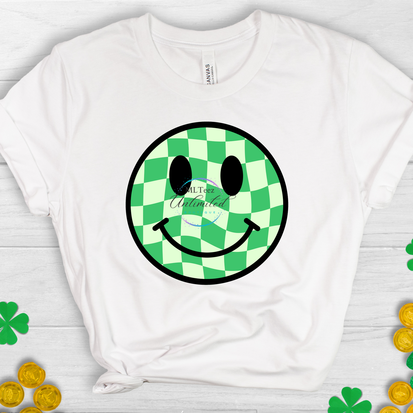 Smiley Face (St. Patrick's Day) (3) DTF Direct To Film