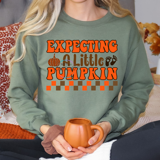 Expecting A Little Pumpkin DTF Direct To Film