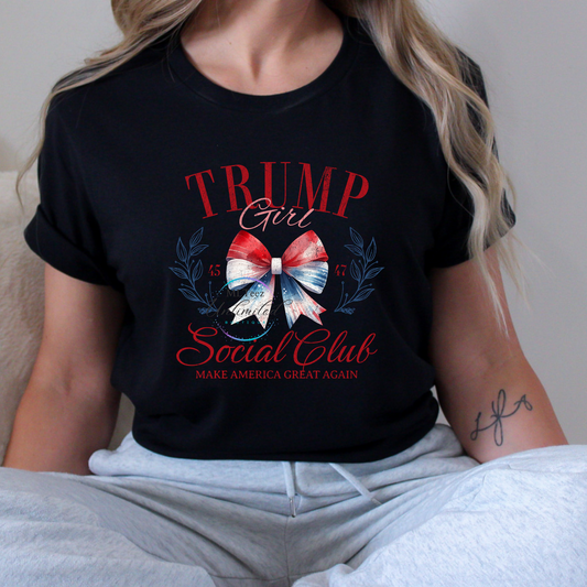 Trump Girl Social Club (Bow) DTF Direct To Film