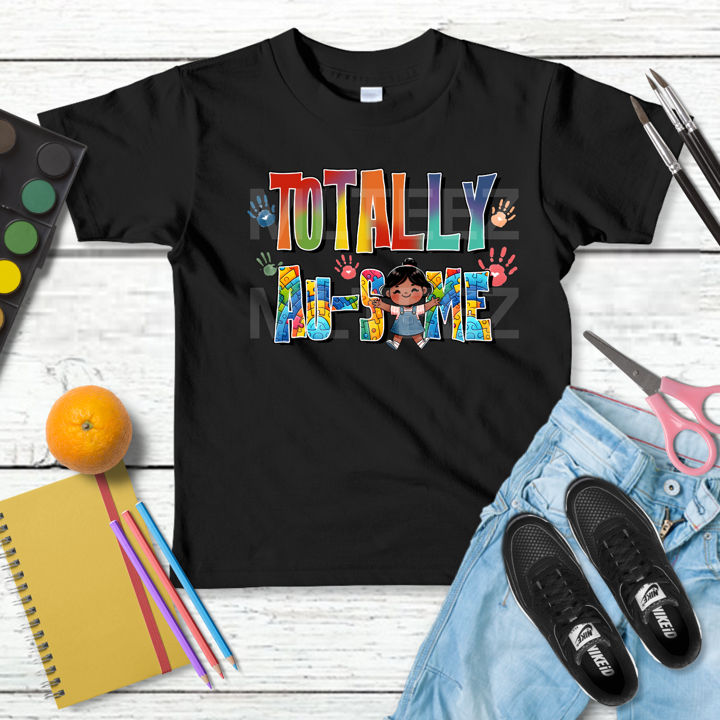 Totally Au-Some (Autism) (1) DTF Direct To Film