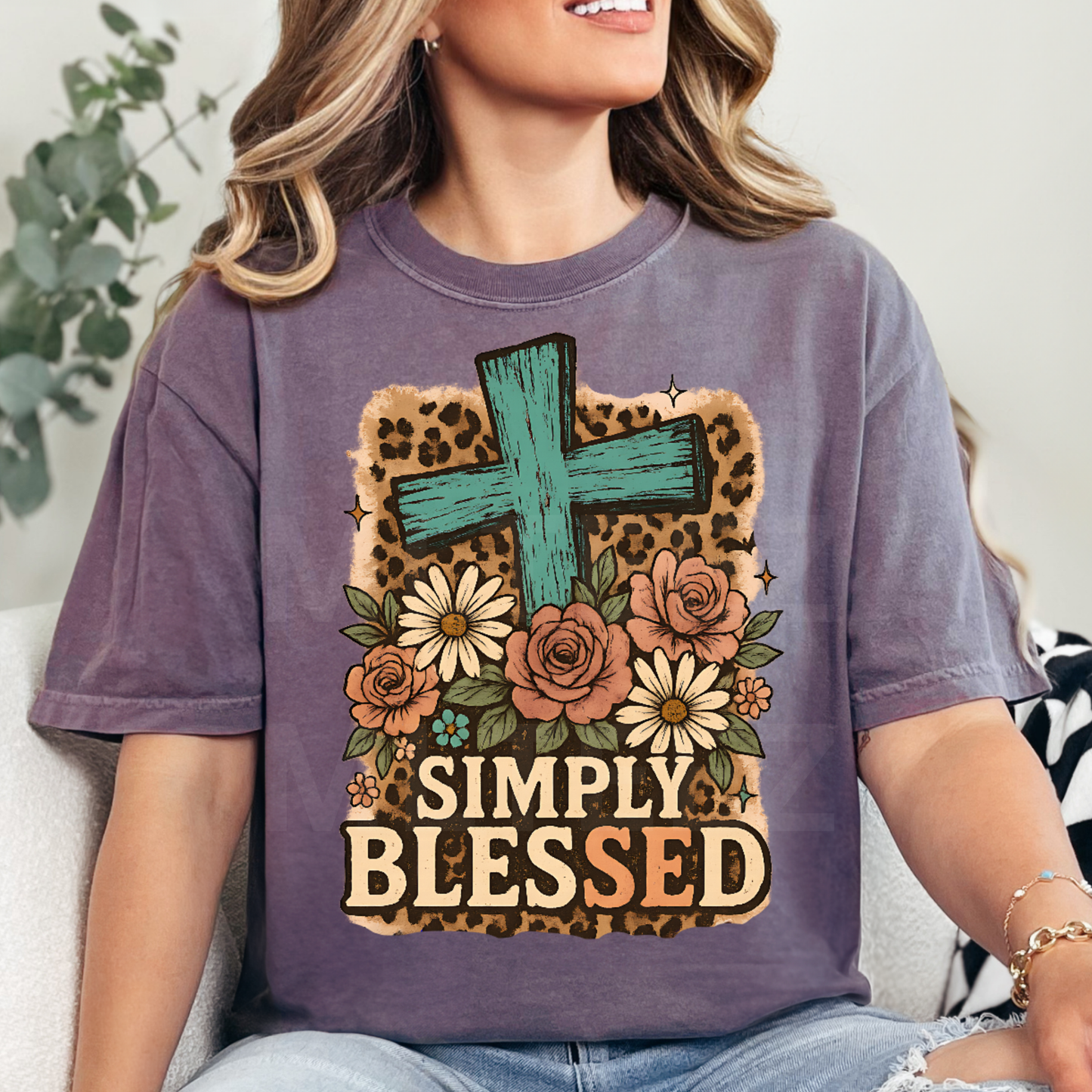 Simply Blessed (4) DTF Direct to Film