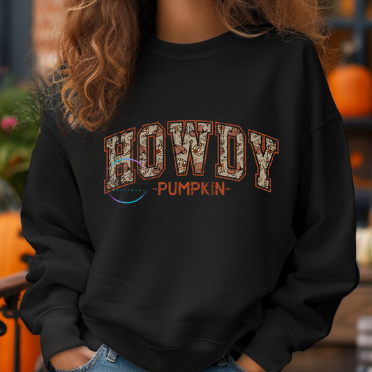 Howdy Pumpkin (Distressed) DTF Direct To Film