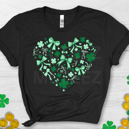St. Patrick's Day Heart (7) DTF Direct To Film