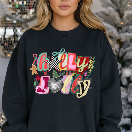 Holly Jolly (6) DTF Direct to Film