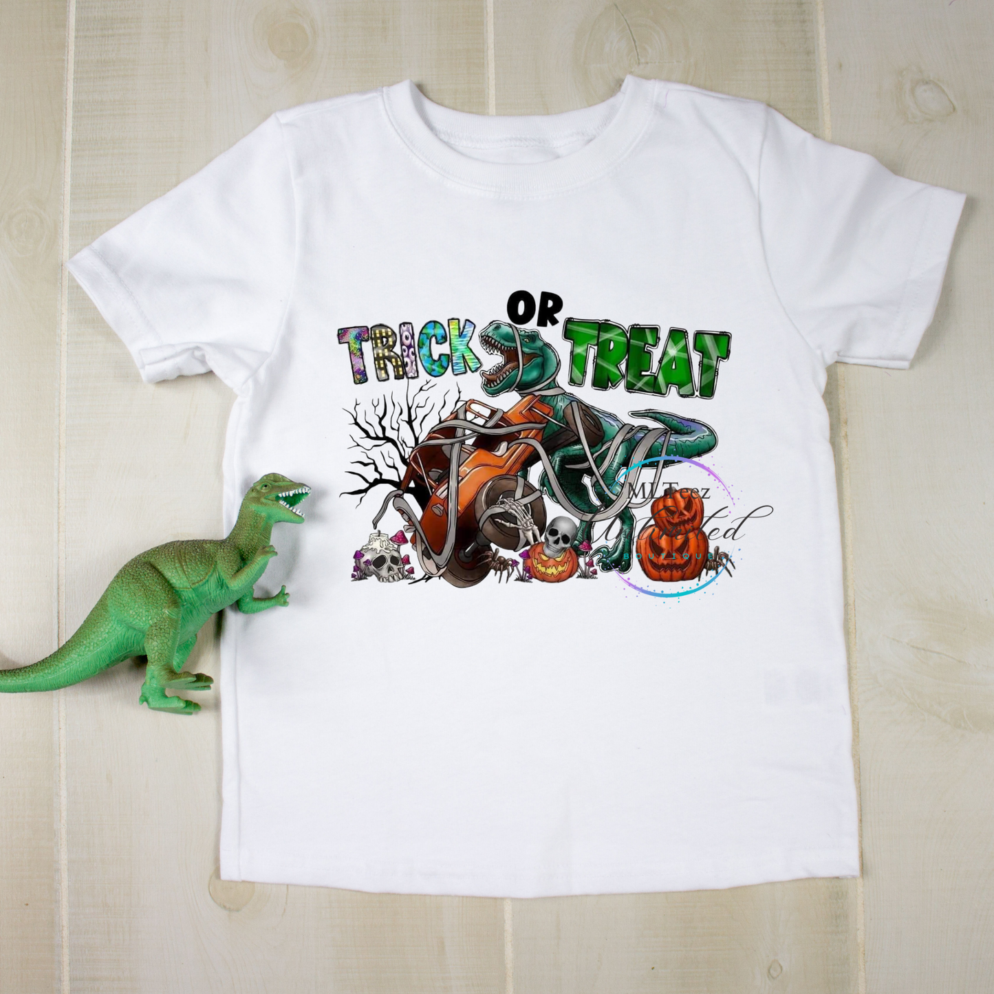 Trick or Treat Dinosaur DTF Direct To Film