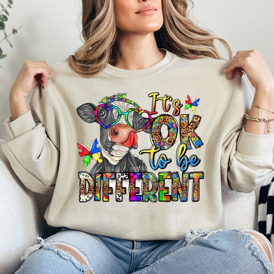 It's Ok To Be Different (Autism) (1) DTF Direct To Film