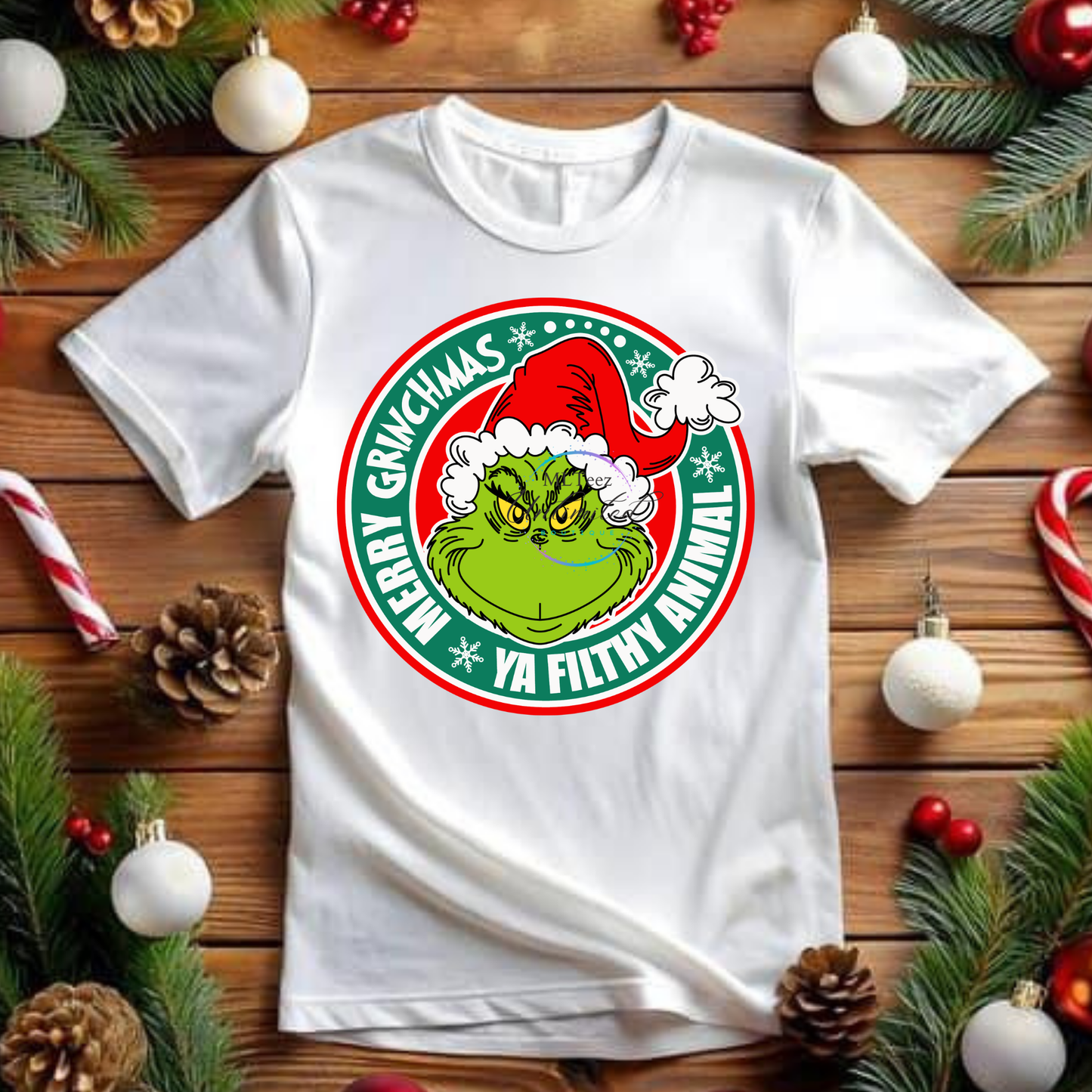 Merry Green Man Mas, Ya Filthy Animal DTF Direct To Film