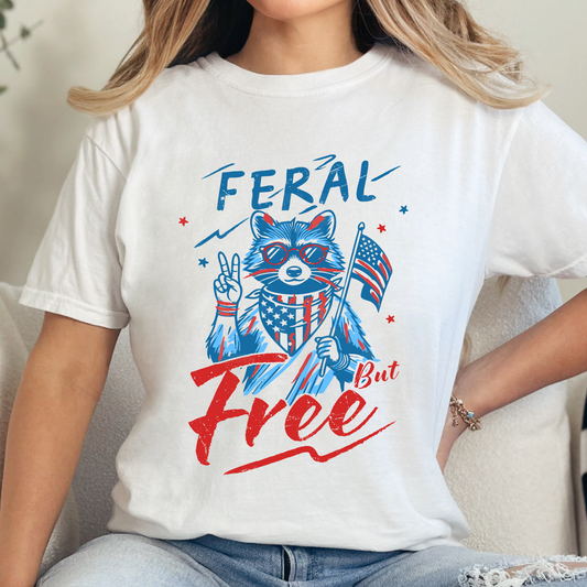 Feral But Free (1) DTF Direct To Film