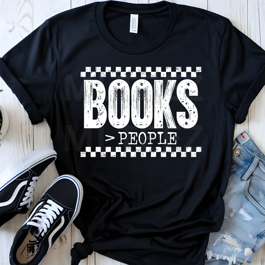 Books Over People (2) DTF Direct To Film