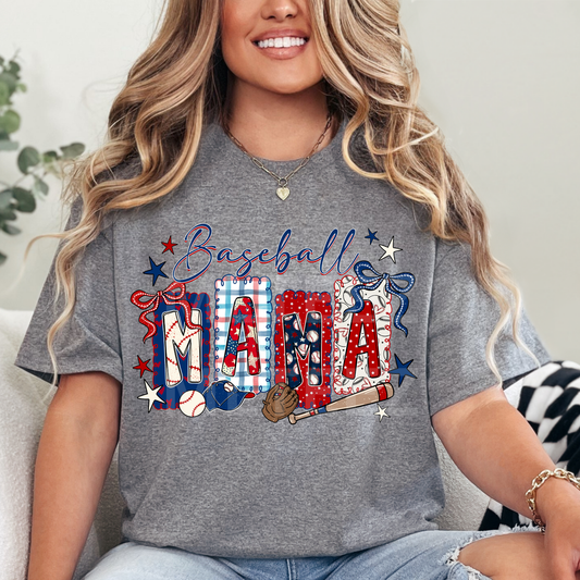 Baseball Mama (35) DTF Direct To Film