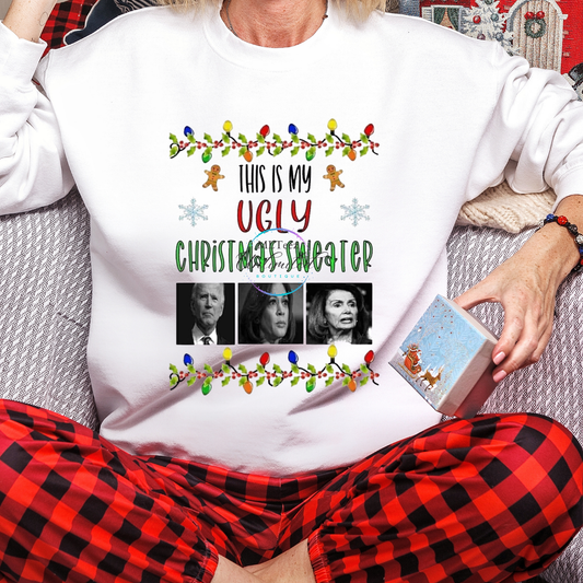 This Is My Ugly Christmas Sweater (Biden) DTF Direct To Film