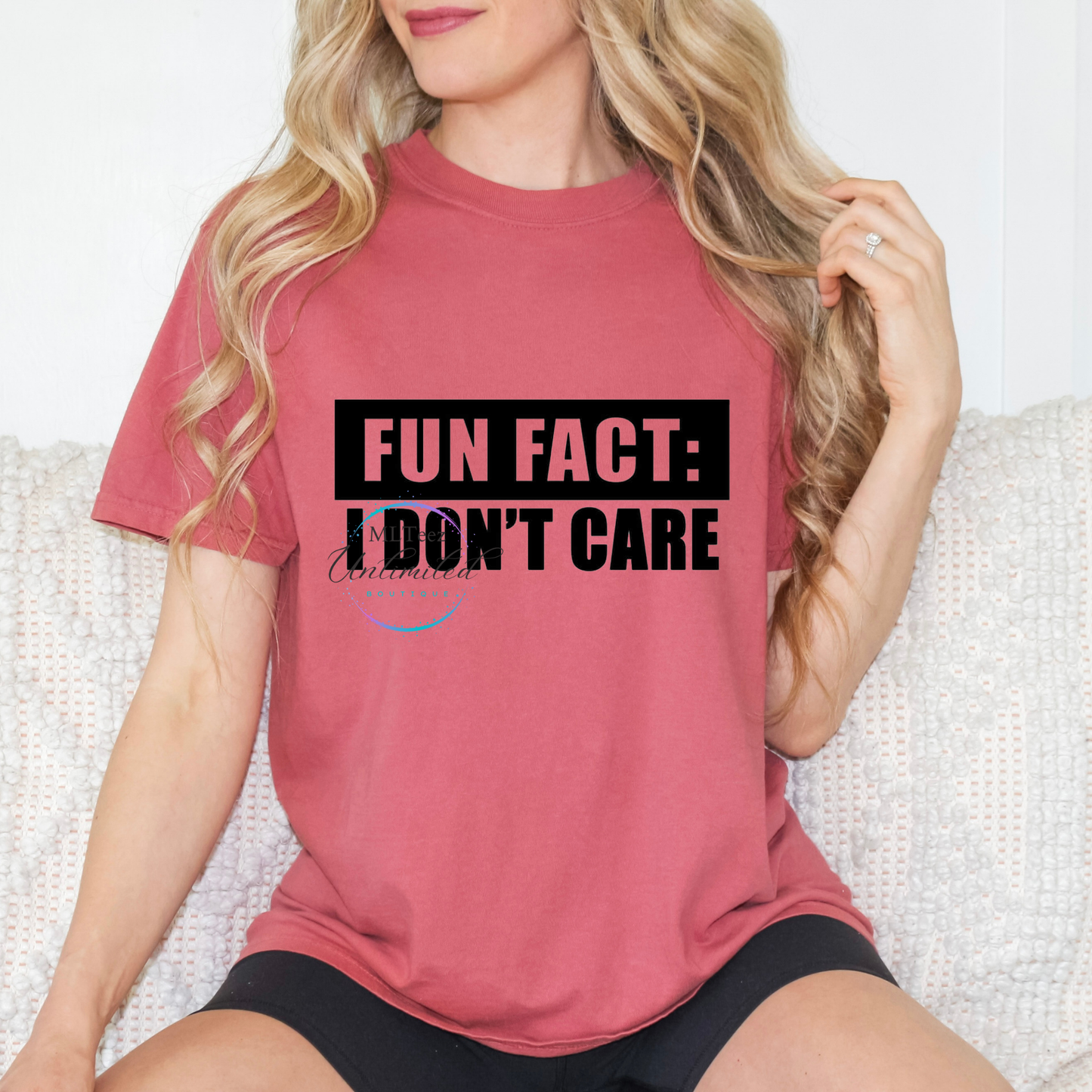 Fun Fact: I Don't Care DTF Direct To Film