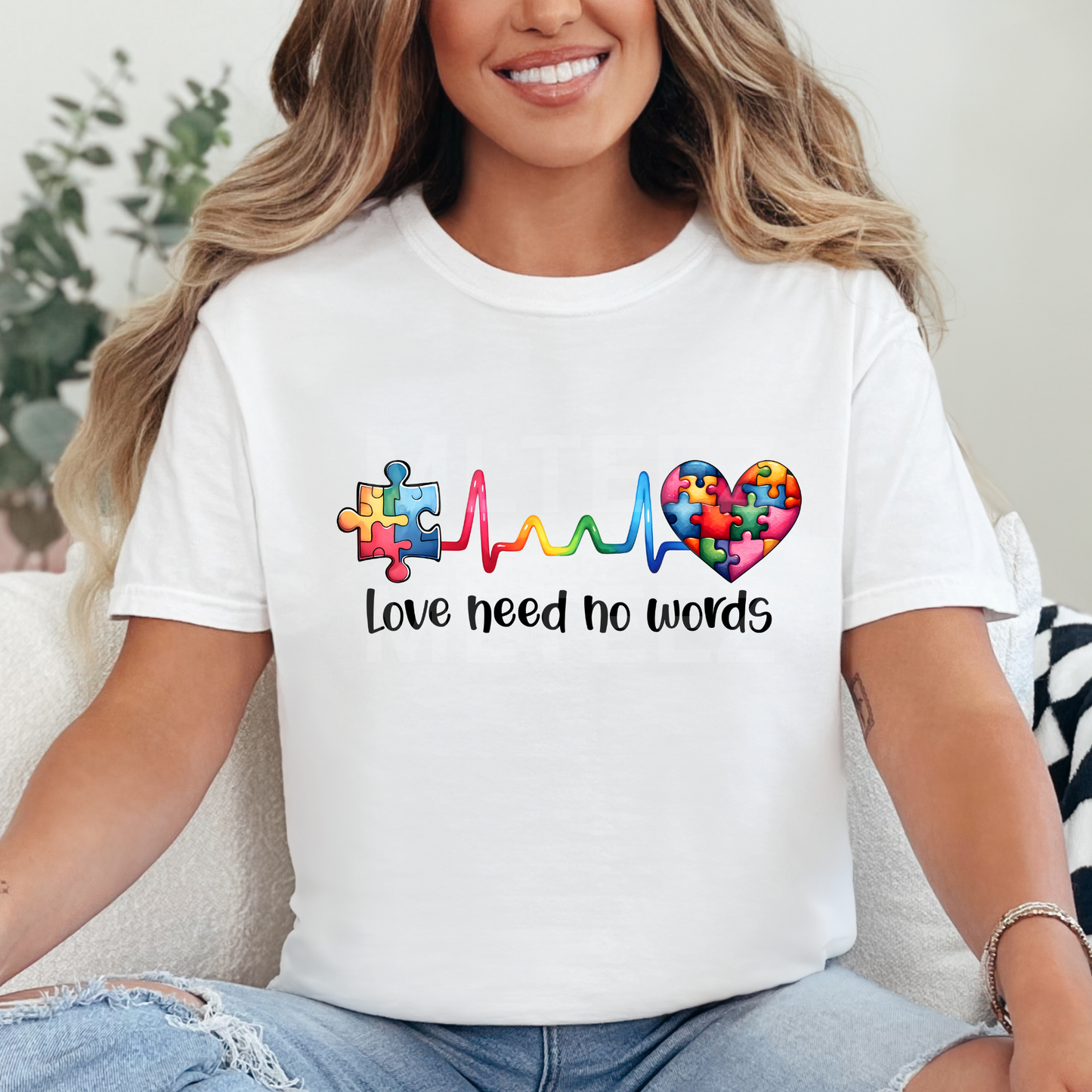 Love Needs No Words (Autism) (2) DTF Direct To Film