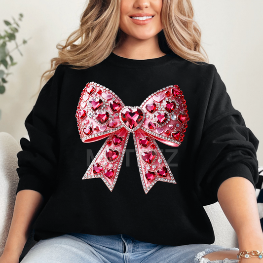 Valentine's Day Bow (72) DTF Direct to Film