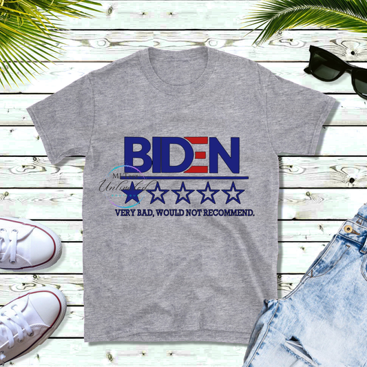 Biden. Very Bad, Would Not Recommend. DTF Direct To Film