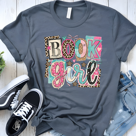 Books Girl (1) DTF Direct To Film