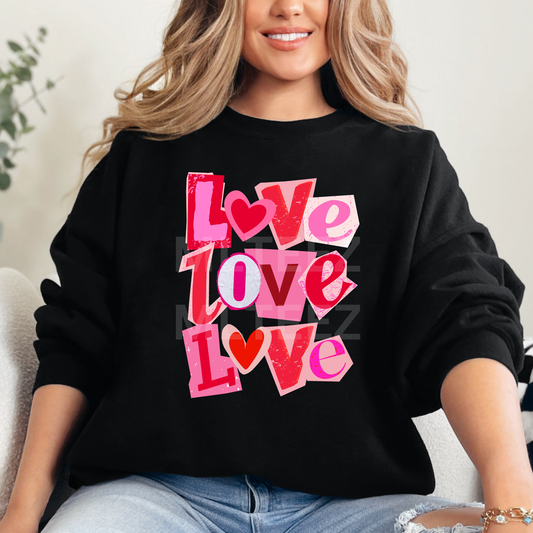 Love (Valentine's Day) (40) DTF Direct to Film