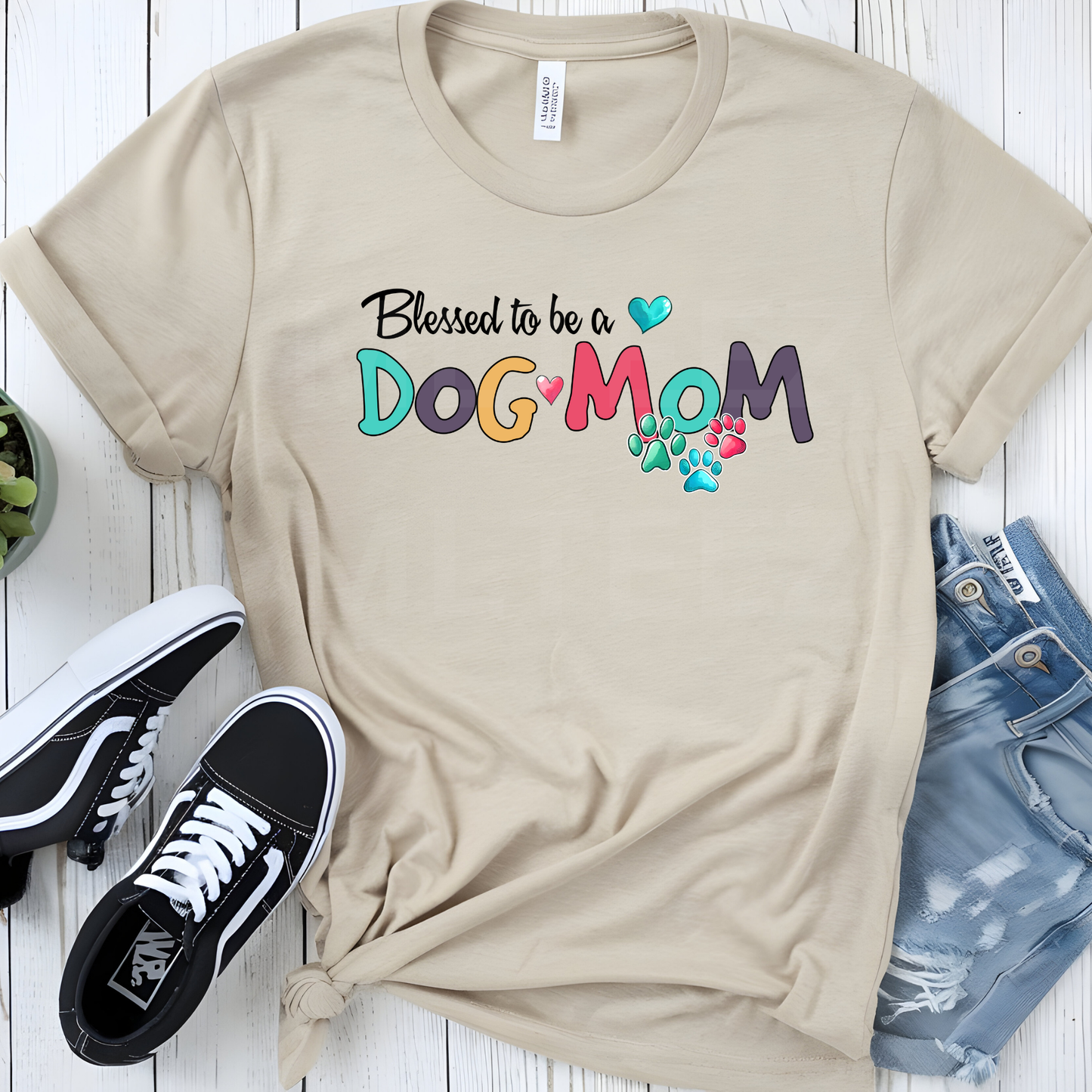 Blessed To Be A Dog Mom (1) DTF Direct To Film