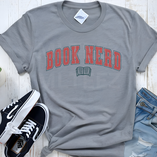 Books Nerd (Distressed) (2) DTF Direct To Film