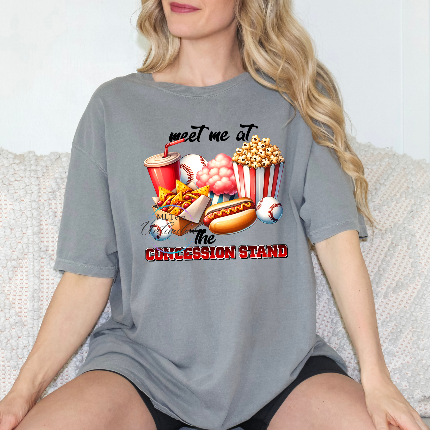 Meet Me At The Concession Stand (Baseball) DTF Direct To Film