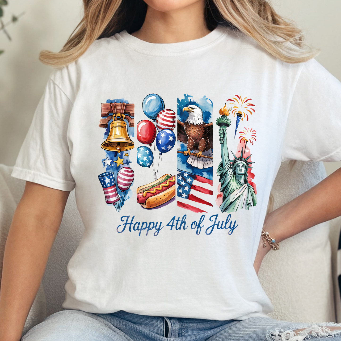 Happy 4th of July (1) DTF Direct To Film
