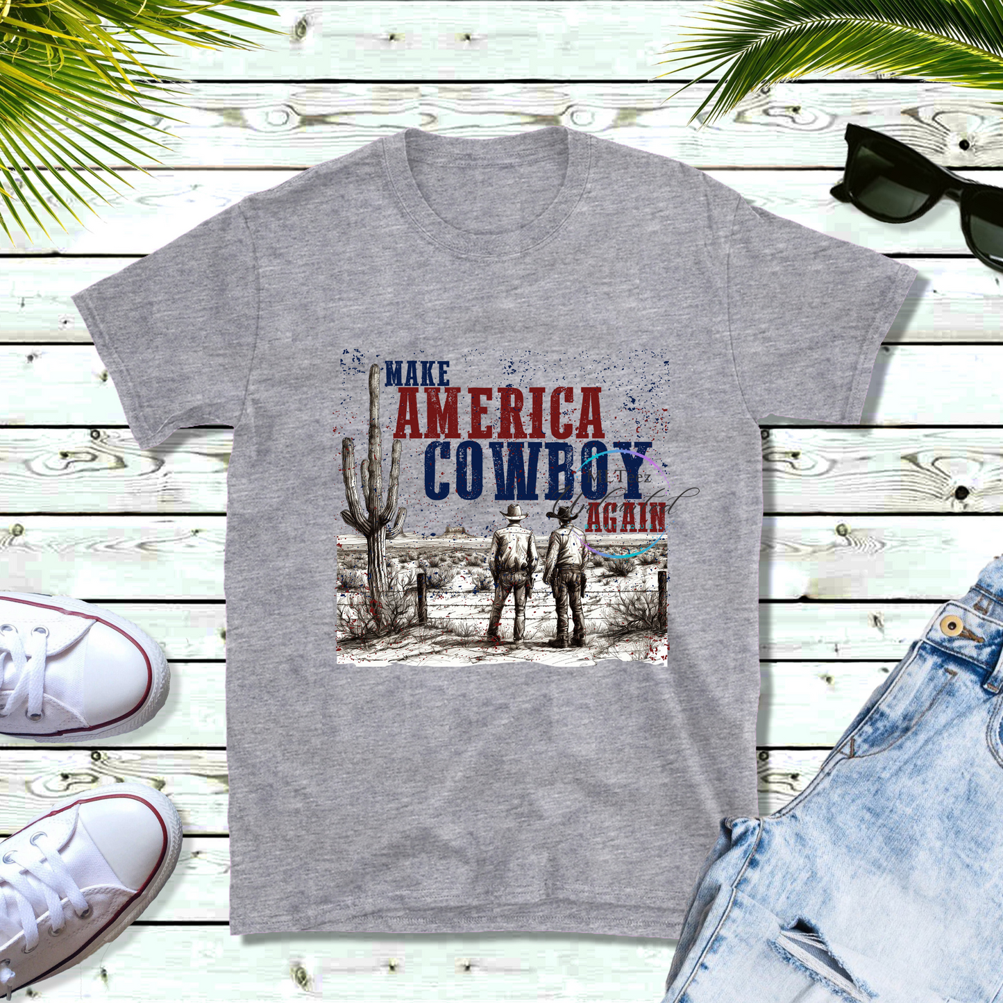 Make America Cowboy Again DTF Direct To Film