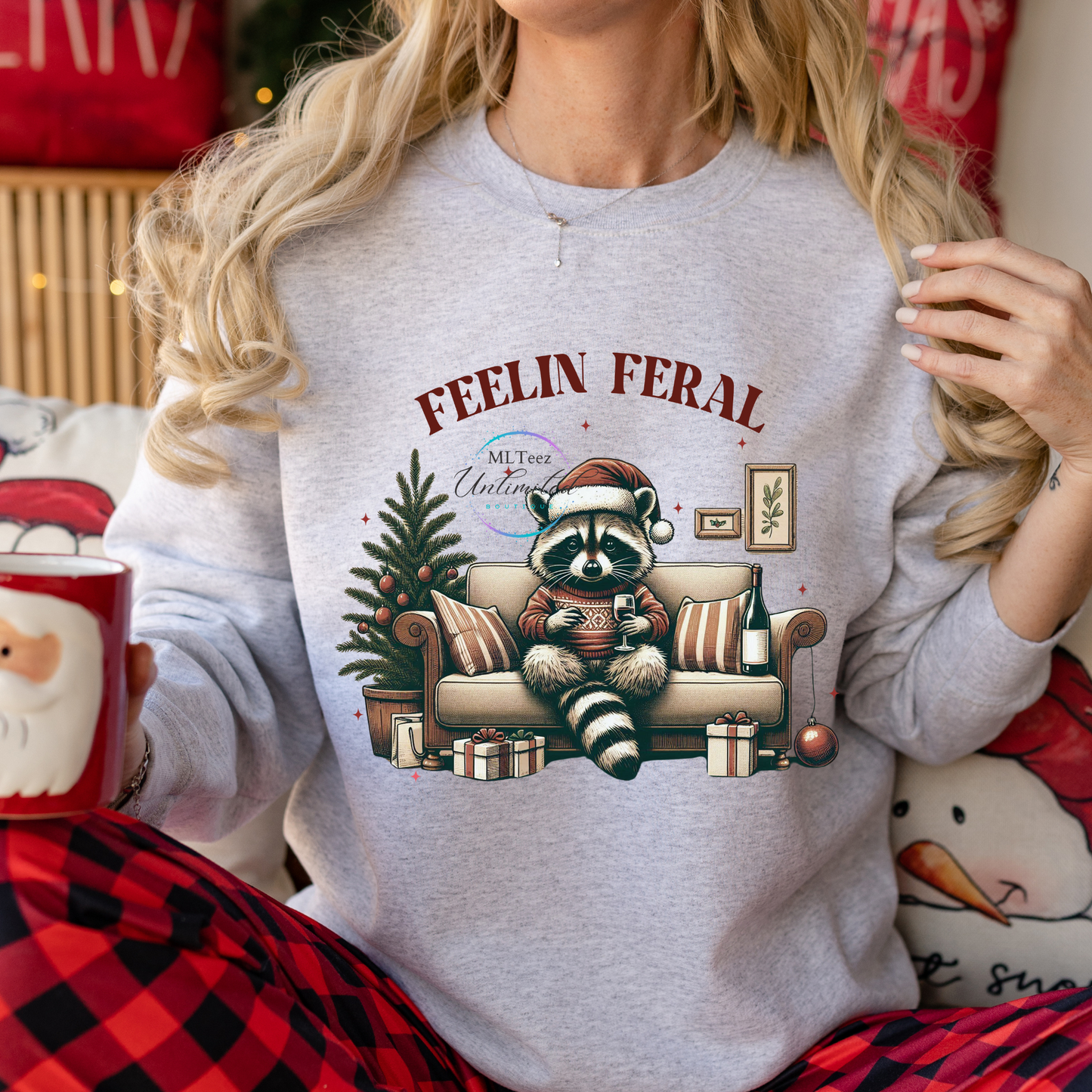 Feelin Feral (Raccoons) DTF Direct To Film